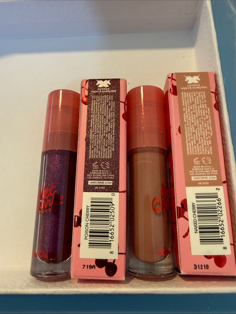 Lime Crime Wet Cherry Ultra-Gloss Lip Gloss Bundle - Picture 6 of 9
